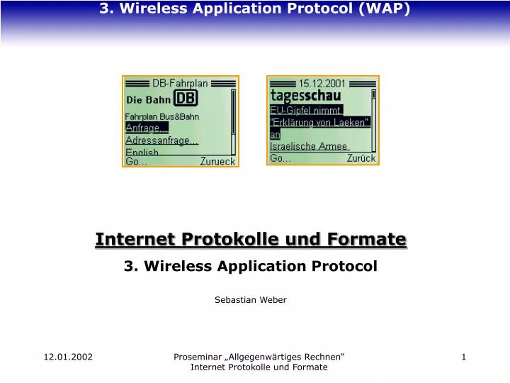 3 wireless application protocol wap