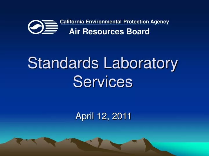 standards laboratory services