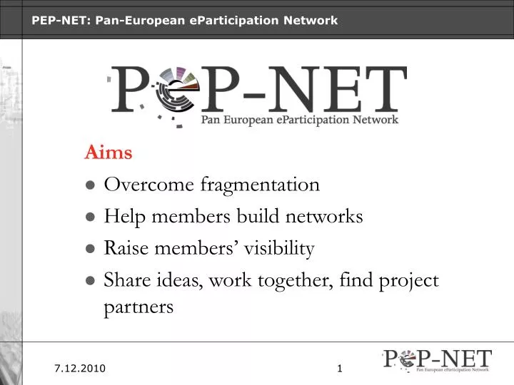 pep net pan european eparticipation network