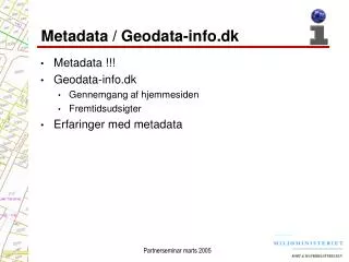 Metadata / Geodata-info.dk