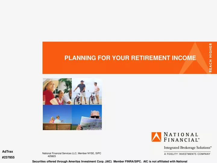 planning for your retirement income
