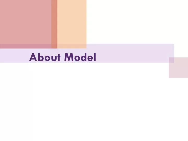 about model