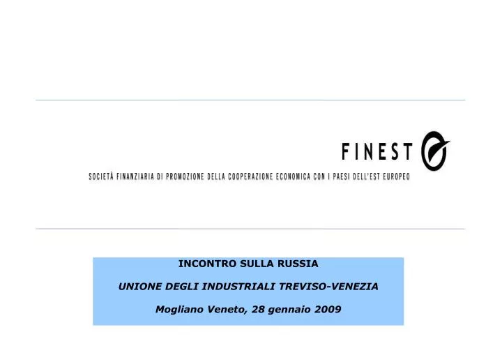 incontro sulla russia unione degli industriali treviso venezia mogliano veneto 28 gennaio 2009