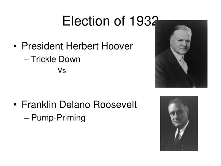 election of 1932