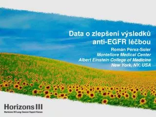 D ata o zlepšení výsledků anti-EGFR léčbou