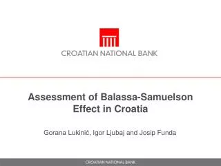 Assessment of Balassa-Samuelson Effect in Croatia