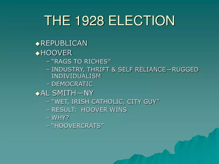 the 1928 election