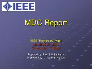 MDC Report