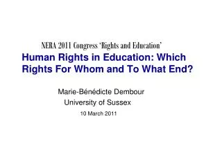 Human rights in education