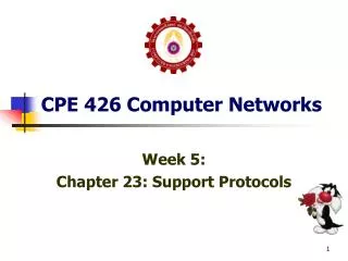 CPE 426 Computer Networks