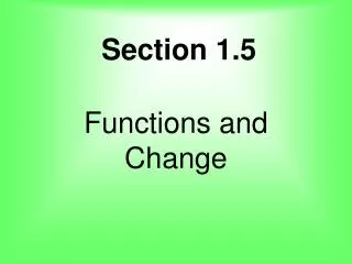 Section 1.5