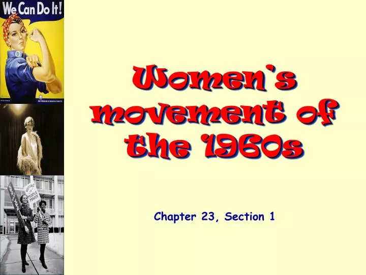 women s movement of the 1960s
