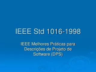 IEEE Std 1016-1998