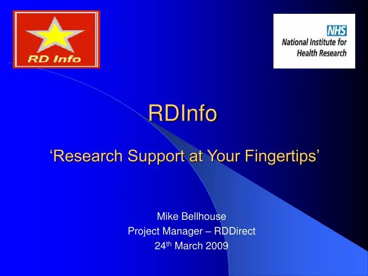 rdinfo research support at your fingertips