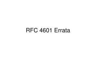 RFC 4601 Errata