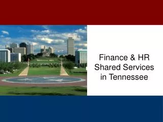 Finance &amp; HR Shared Services in Tennessee