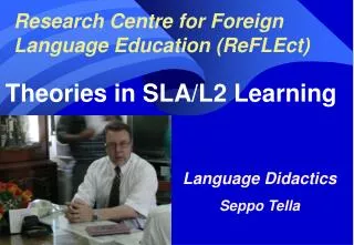 Research Centre for Foreign Language Education (ReFLEct)