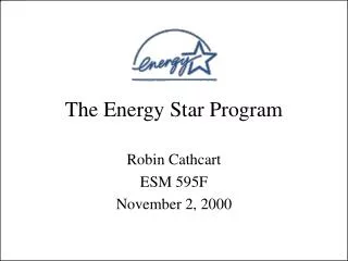 The Energy Star Program