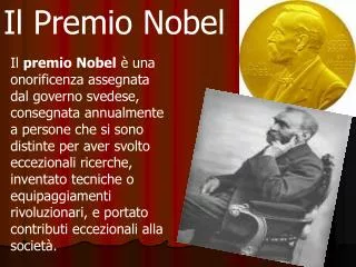 Il Premio Nobel