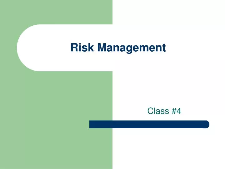 risk management