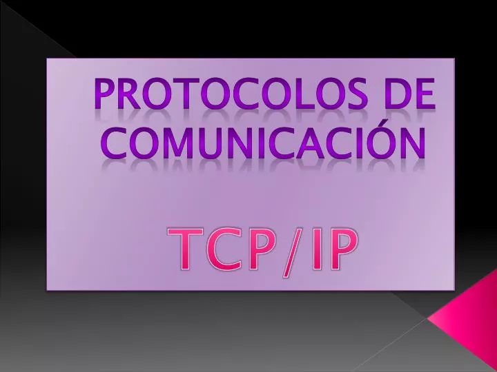 protocolos de comunicaci n tcp ip