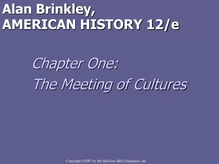 alan brinkley american history 12 e