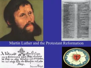 MARTIN LUTHER, (1483-1536)