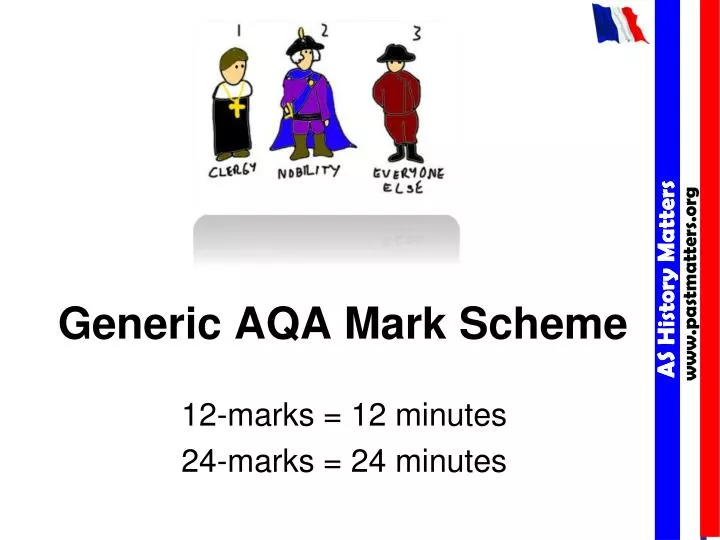 generic aqa mark scheme
