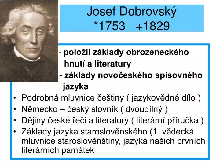josef dobrovsk 1753 1829