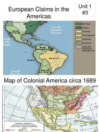 European Claims in the Americas