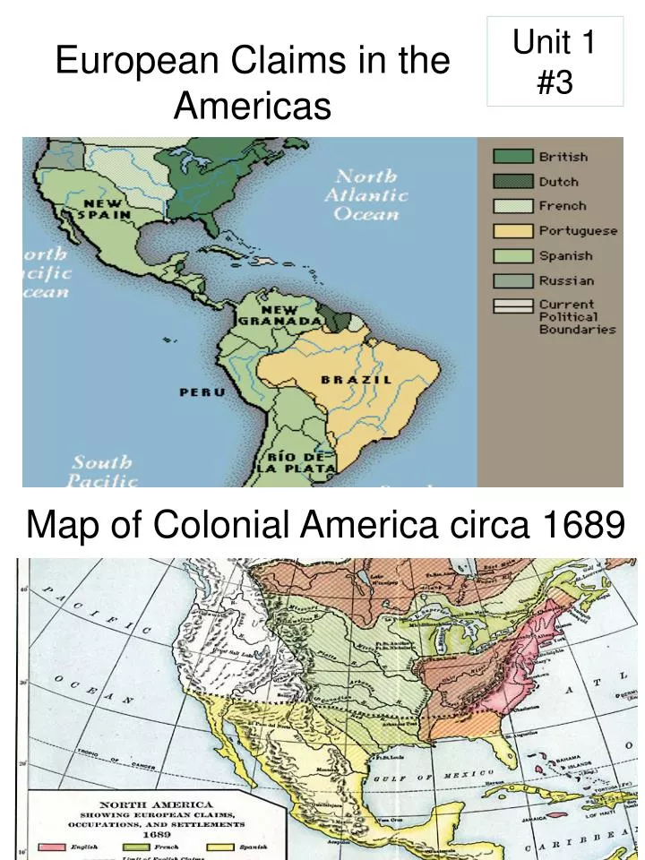 european claims in the americas