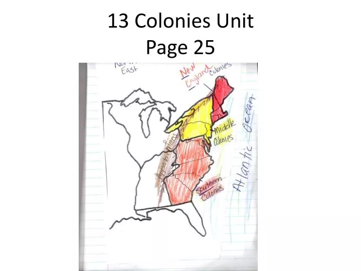13 colonies unit page 25