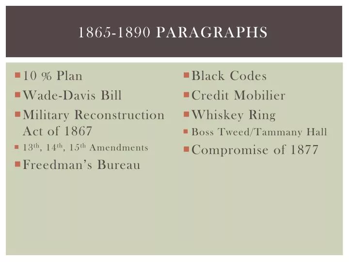 1865 1890 paragraphs