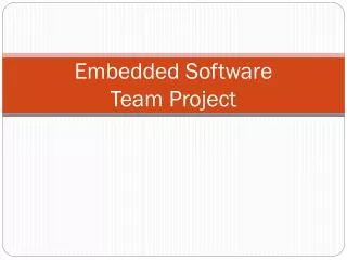 Embedded Software Team Project