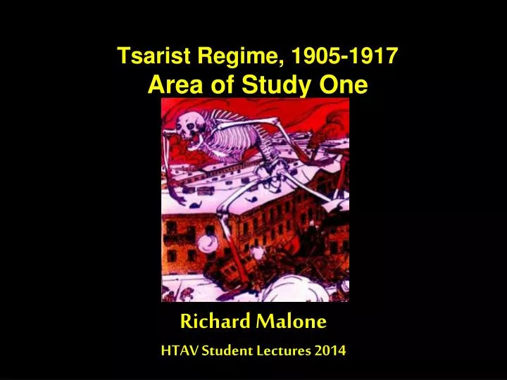 tsarist regime 1905 1917 area of study one