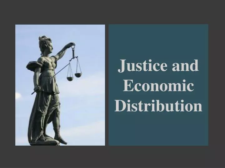 justice and economic distribution