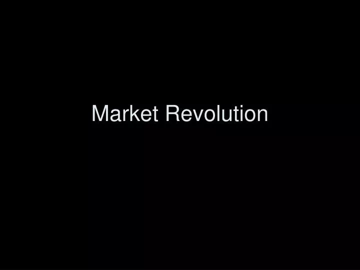 market revolution