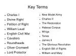 The English Civil War: Charles I to William & Mary - slide 1