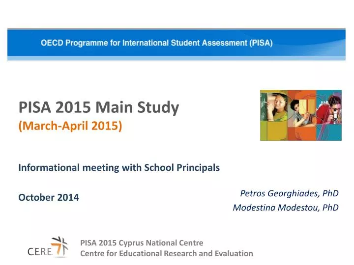 pisa 2015 main study march april 201 5