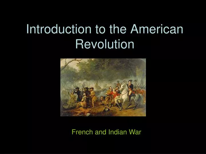 introduction to the american revolution