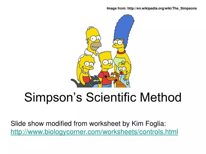 simpson s scientific method