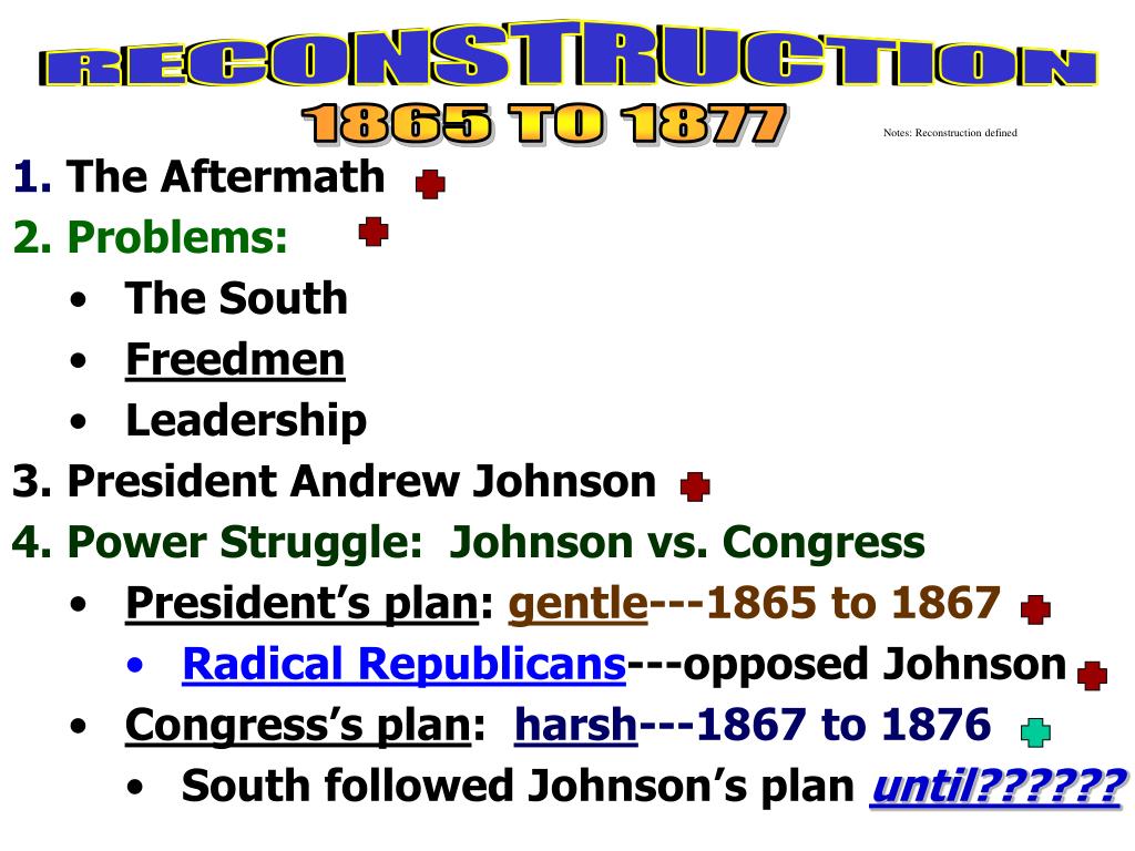 PPT - Notes: Reconstruction defined PowerPoint Presentation, free ...