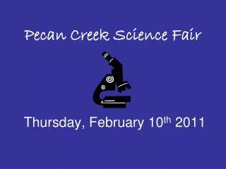 Pecan Creek Science Fair