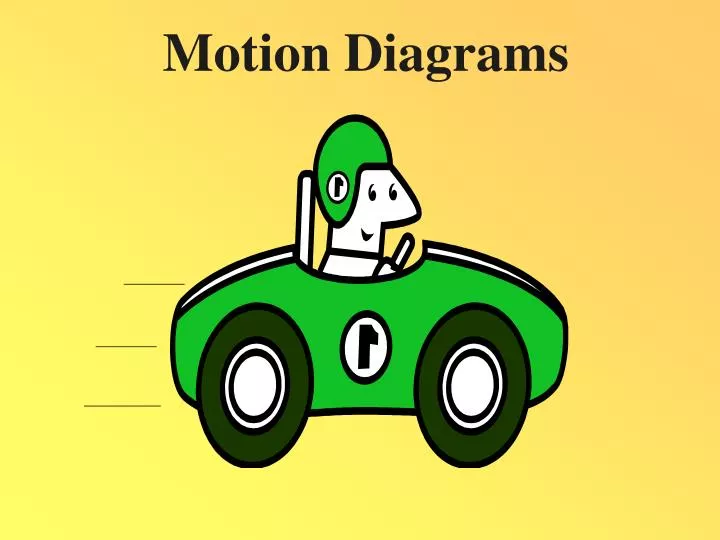 motion diagrams