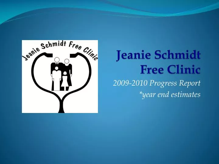 jeanie schmidt free clinic