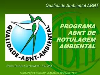 Qualidade Ambiental ABNT