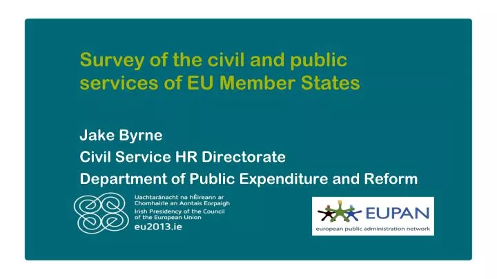 survey of the civil and public services of eu member states