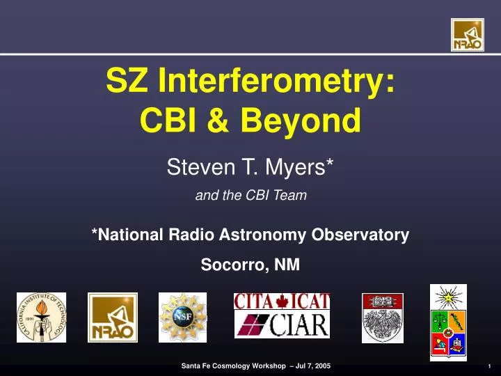 sz interferometry cbi beyond