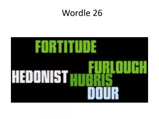 Wordle 26