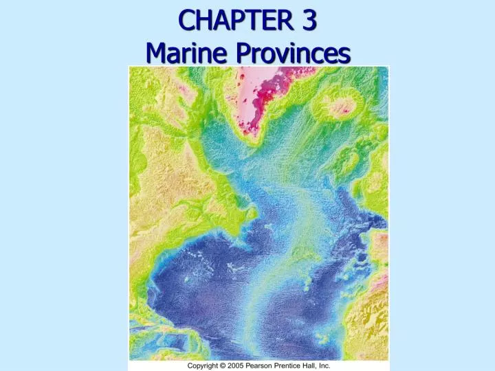 chapter 3 marine provinces